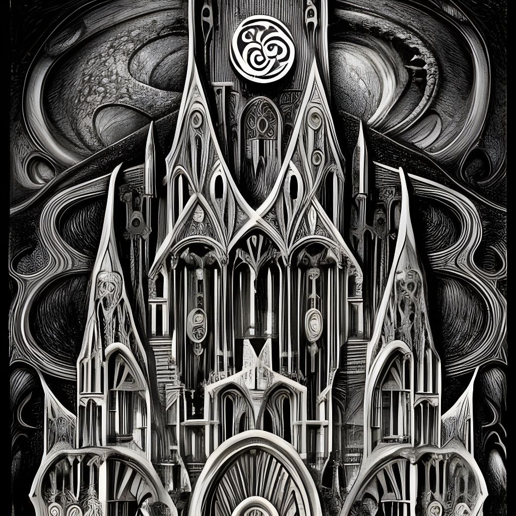 Ancient Gothic Labyrinth of Immense Proportions