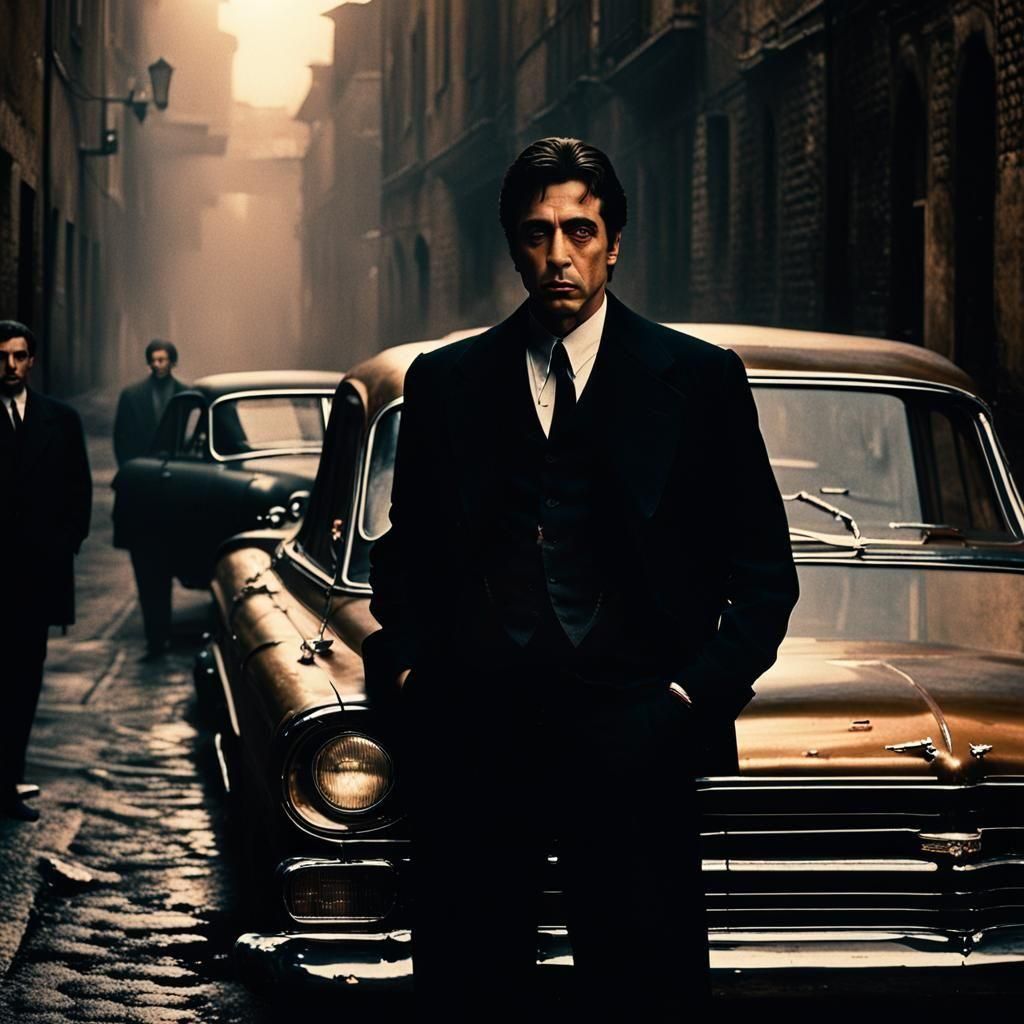 The Godfather Movie Poster: Al Pacino as Michael