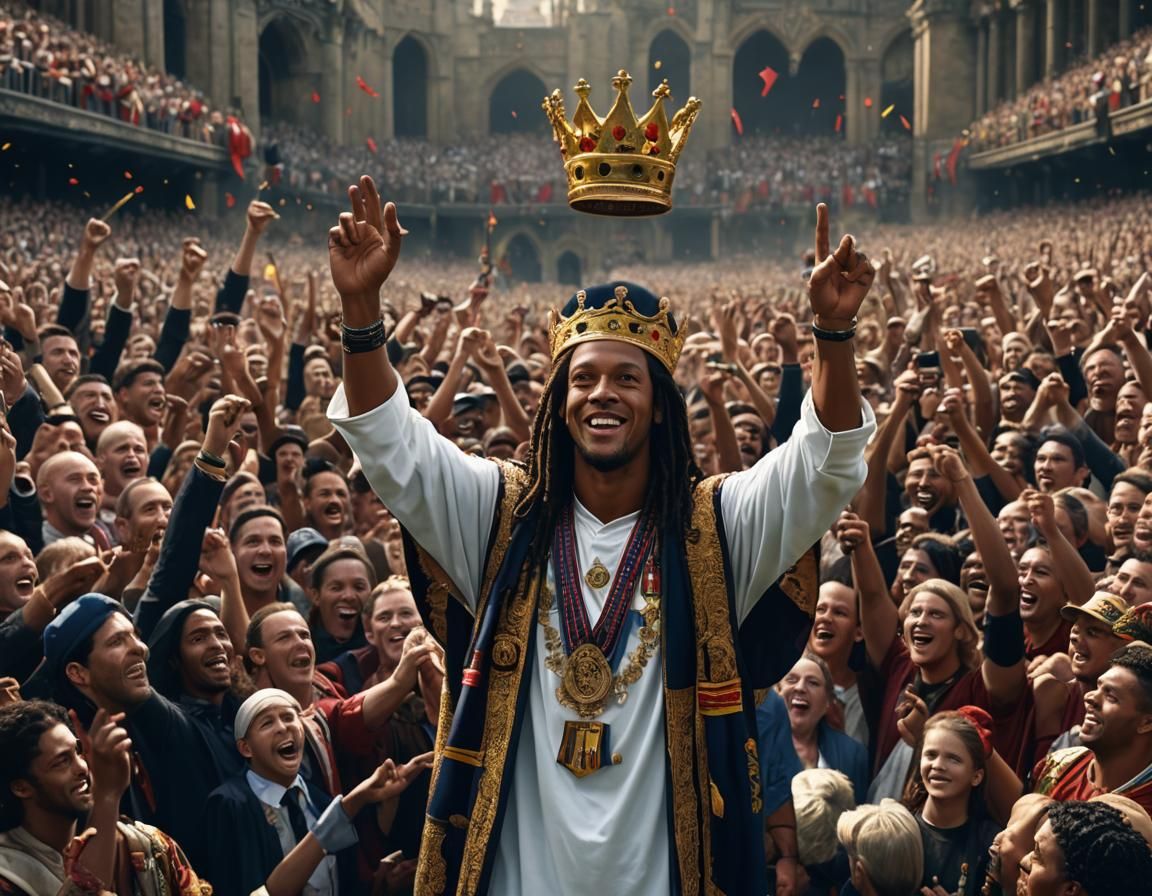 Ronaldinho Crowned King: Fantasy Concept Art