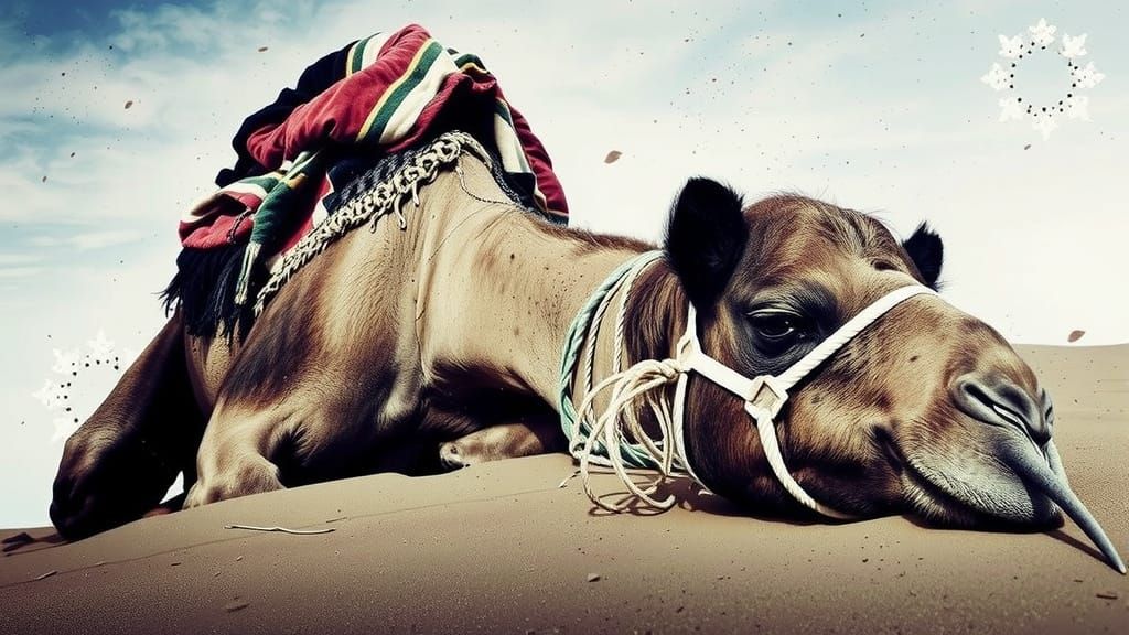 exhausted camel