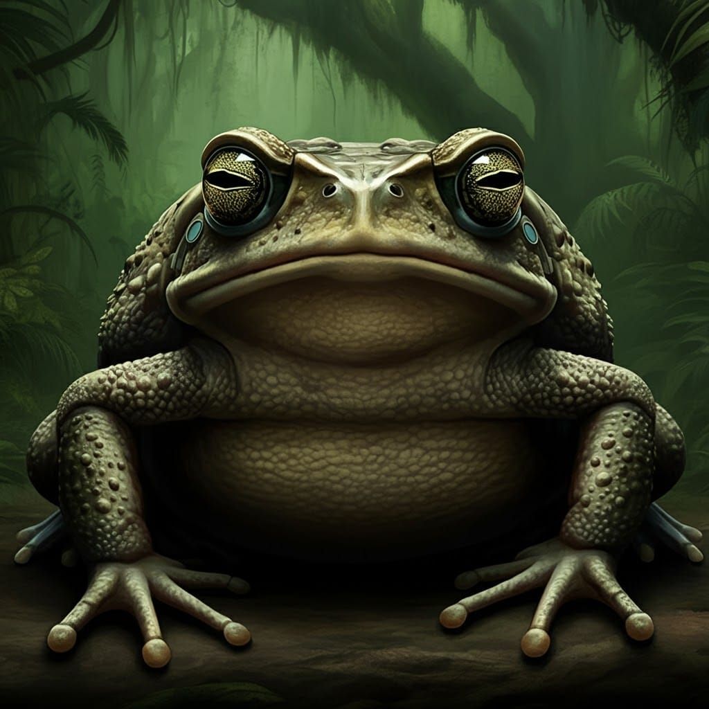 Robot Toad in a Digital Jungle