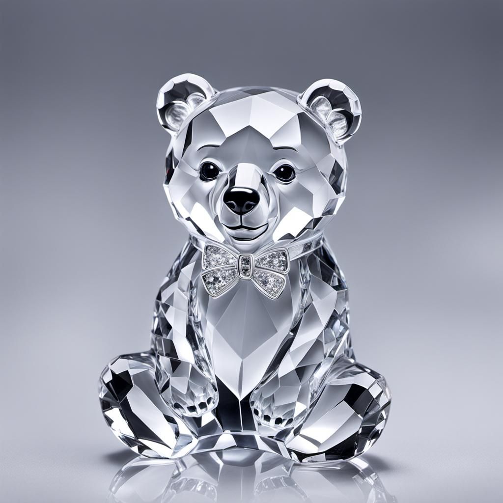 Crystal Bear Inside a Crystal Bear