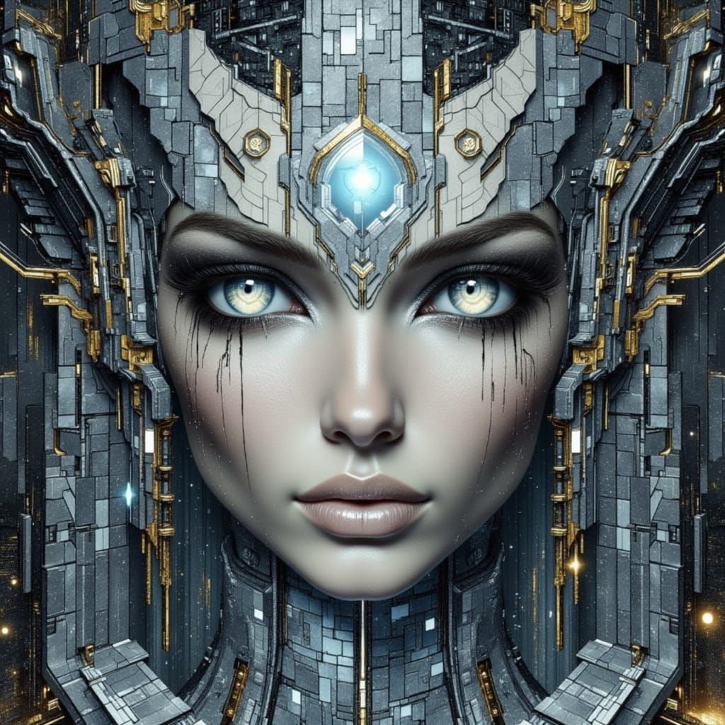 Lodestar in Sector Six with Crinkled Metallics