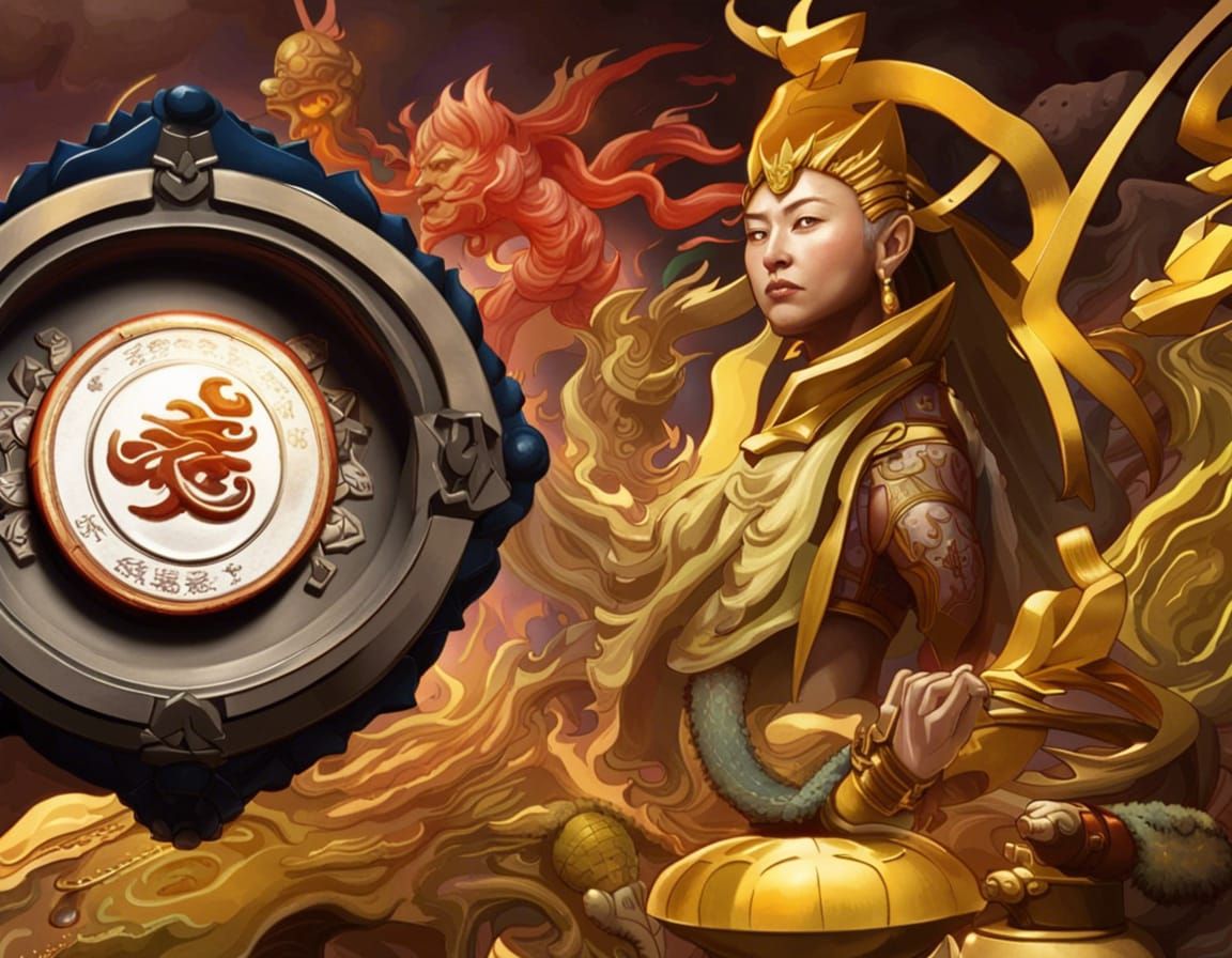 Intricate Martial Tokens with Hyperrealistic Rendering