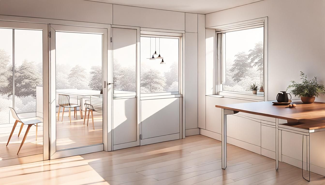 Minimalist Scandinavian Interior with Soft Natural Light