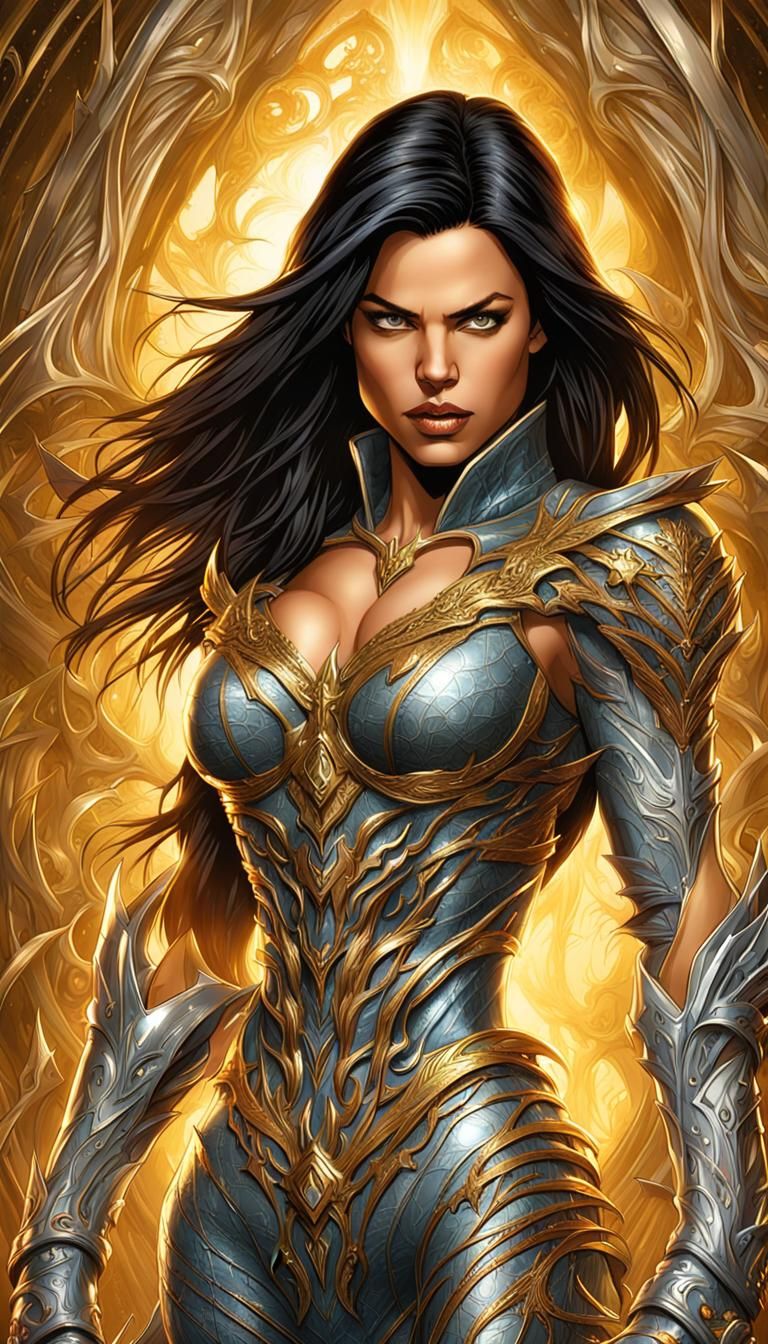 Jenna Dewan as Anime-Style Witchblade Warrior