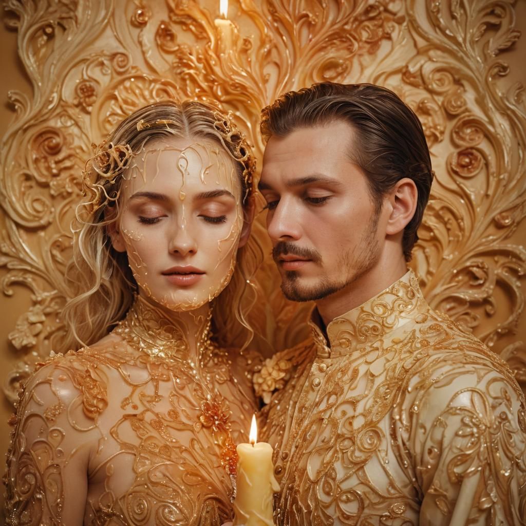 Romantic Surrealism: Melting into Golden Light