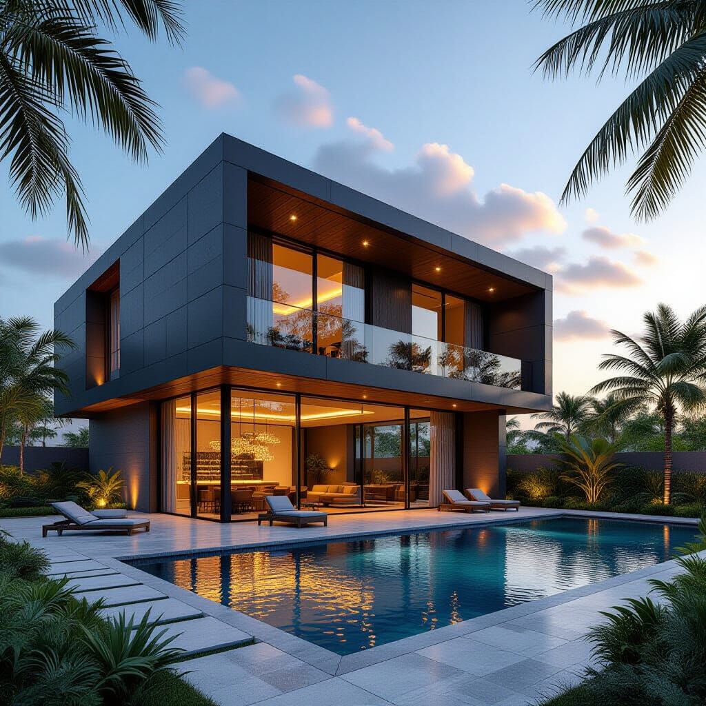 architectural render. Preserve exact camera angle and materi...