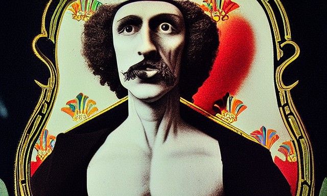 Poisoned King's Demise: A Colorful 3D Rendering