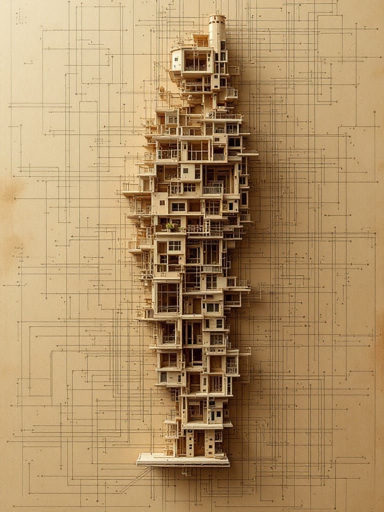 Life-Size Architectural Model of a Person