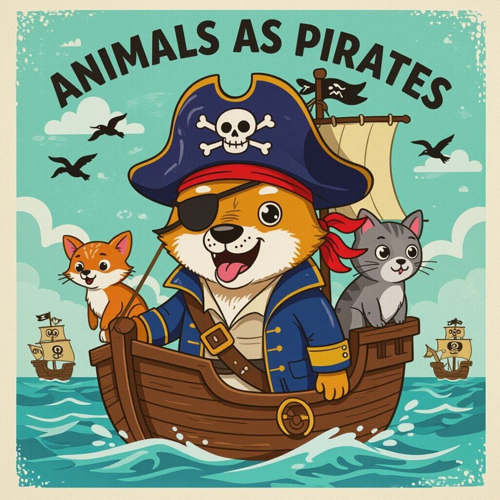 Animals as Pirates: A Whimsical Adventure