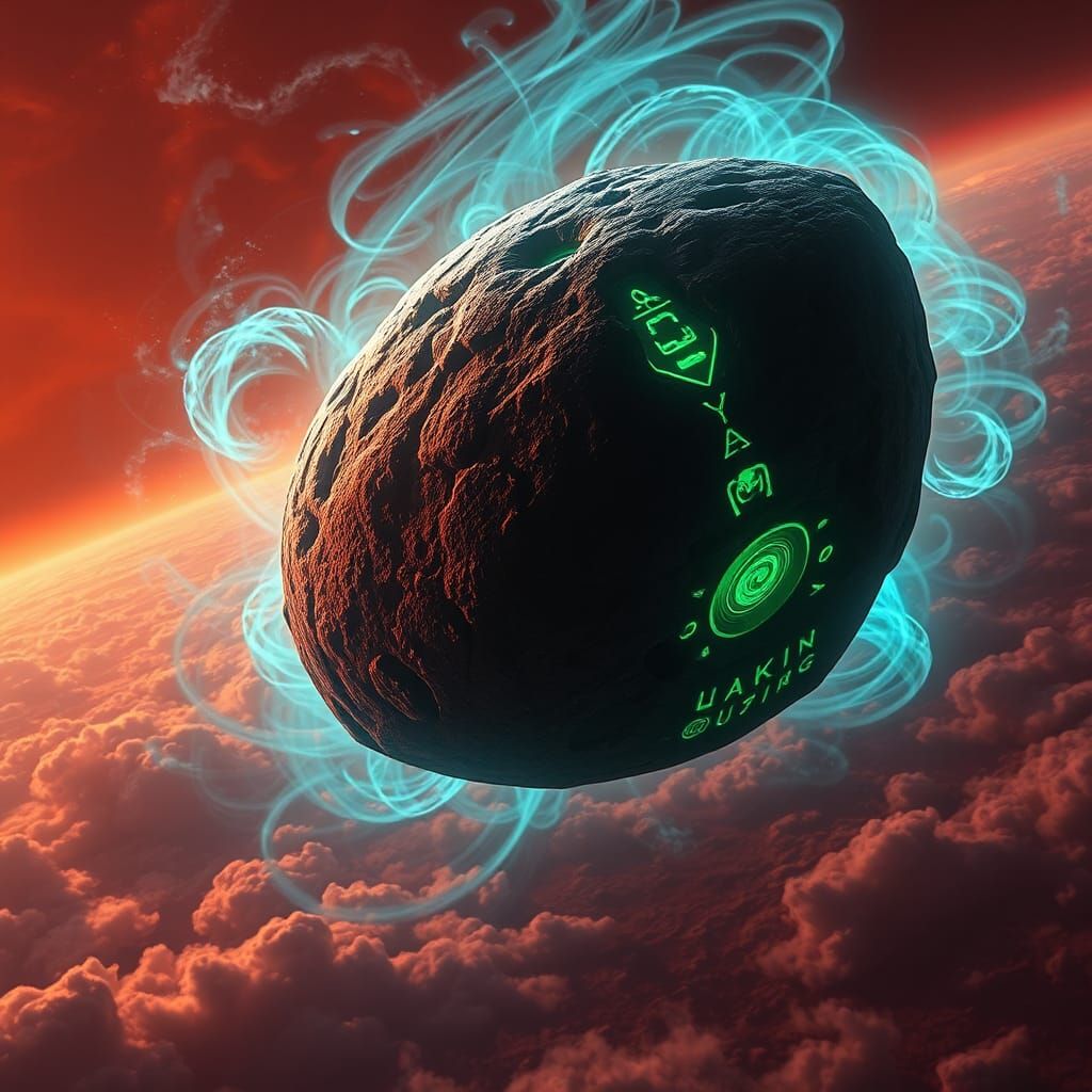 Chicxulub Asteroid Impact: Digital Painting