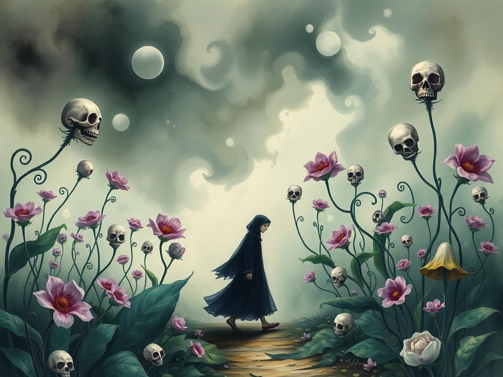 Garden of Remains: A Surreal Mystical Landscape