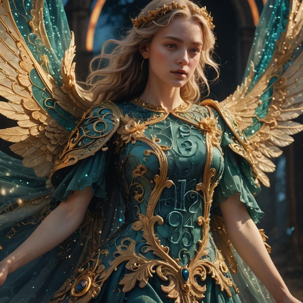 Surreal Dream Landscape with Floating Sign