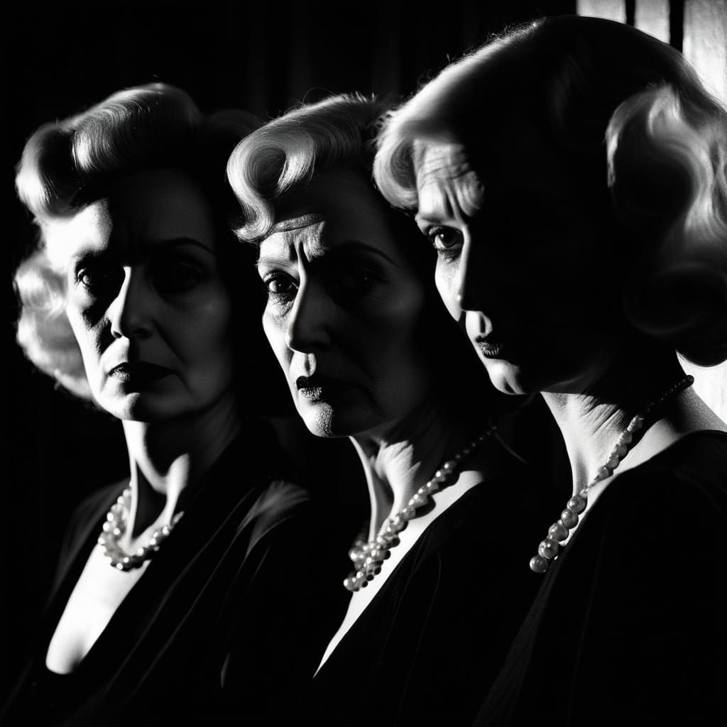 Arsenic and Old Lace: Film Noir Portrait