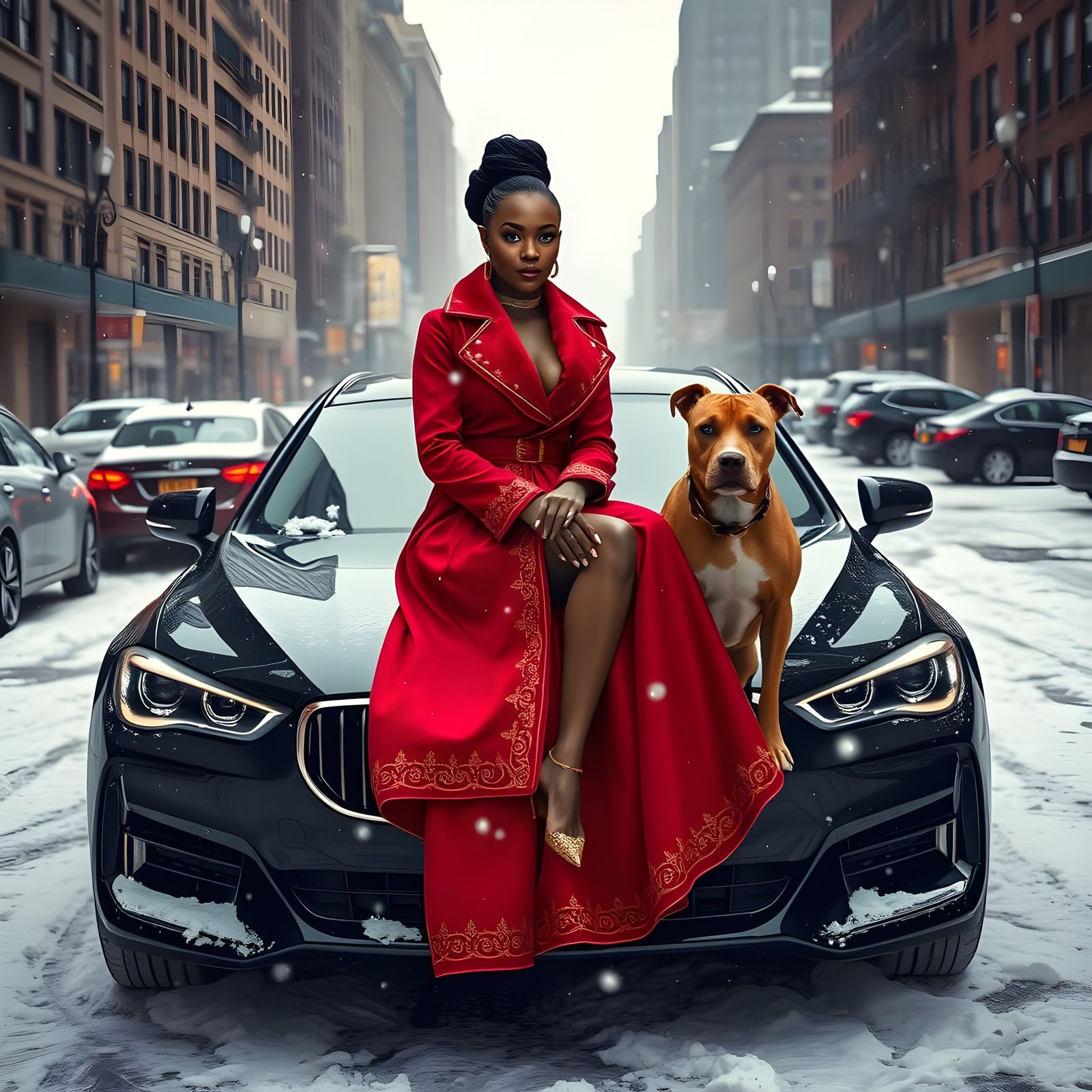 Fantastical New York City Scene in Deep Color