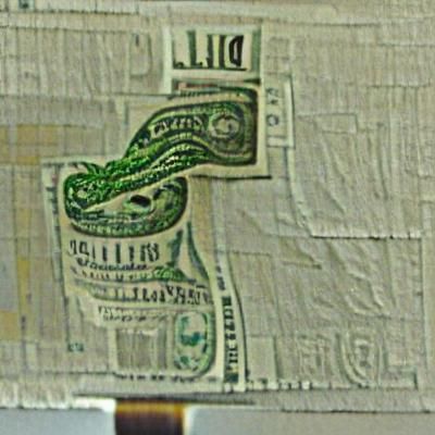 Detailed Macro Photograph of a U.S. Dollar Bill
