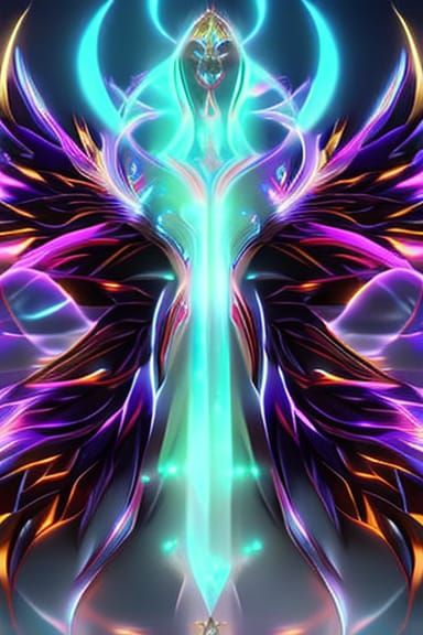 Ascension of a Woman's Soul: Photorealistic Digital Art