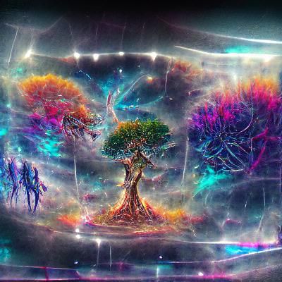 Holographic Tree of Life in Astral Cosmic Style