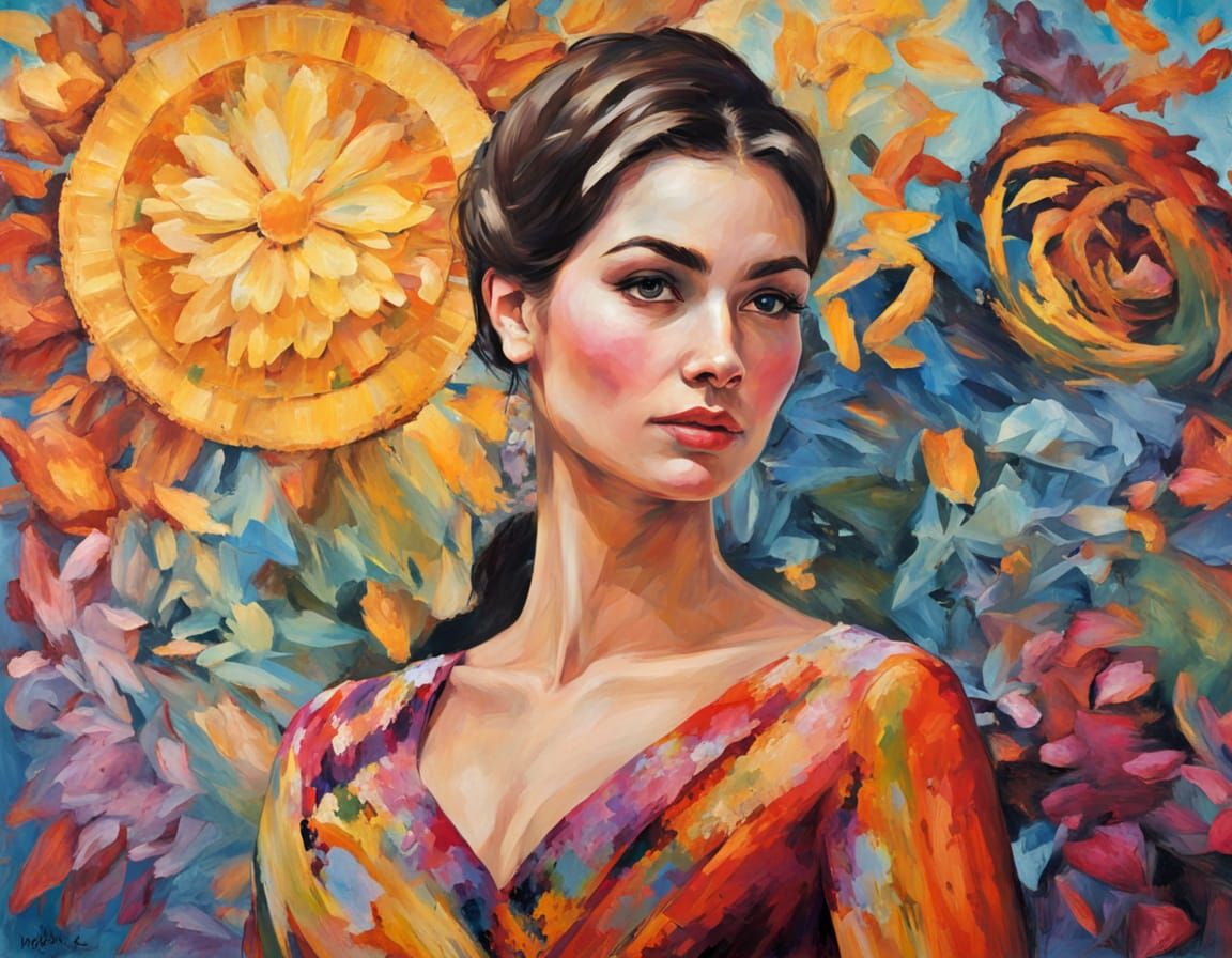 Impressionist Sign Reads AVA