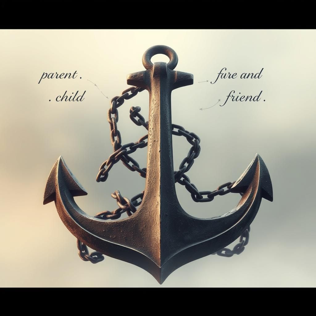 Detailed Anchor Symbolizing Support and Stability