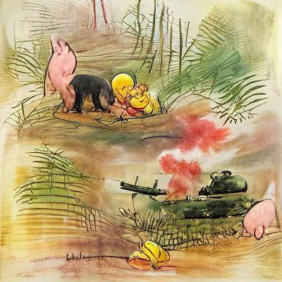 Winnie the Pooh and Piglet in Vietnam War