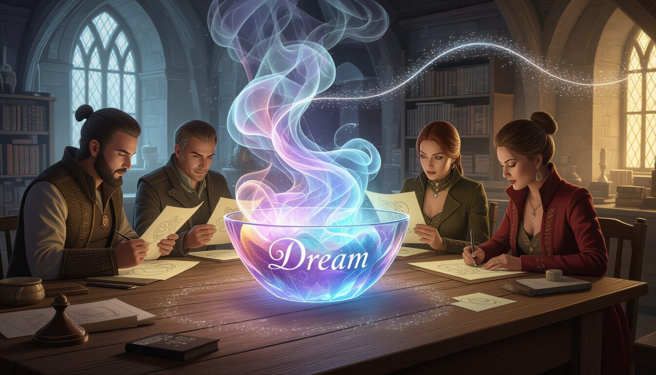Magical Workshop Creating Dreams with Ethereal Smoke
