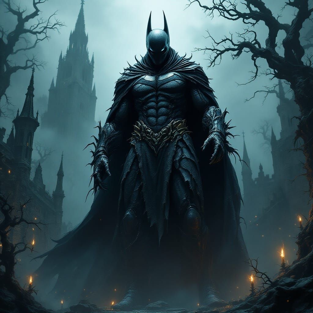 Epic Xenomorph-Batman Hybrid Unleashes Terror in Haunting, G...