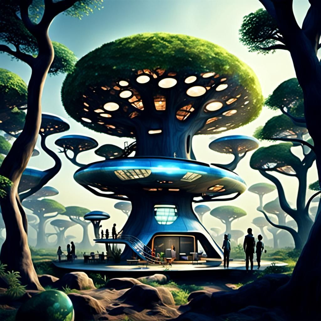 Futuristic Treehouse