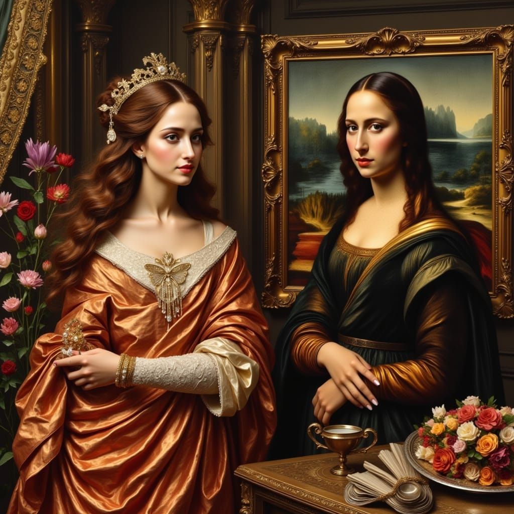 Botticelli's Venus and Da Vinci's Mona Lisa