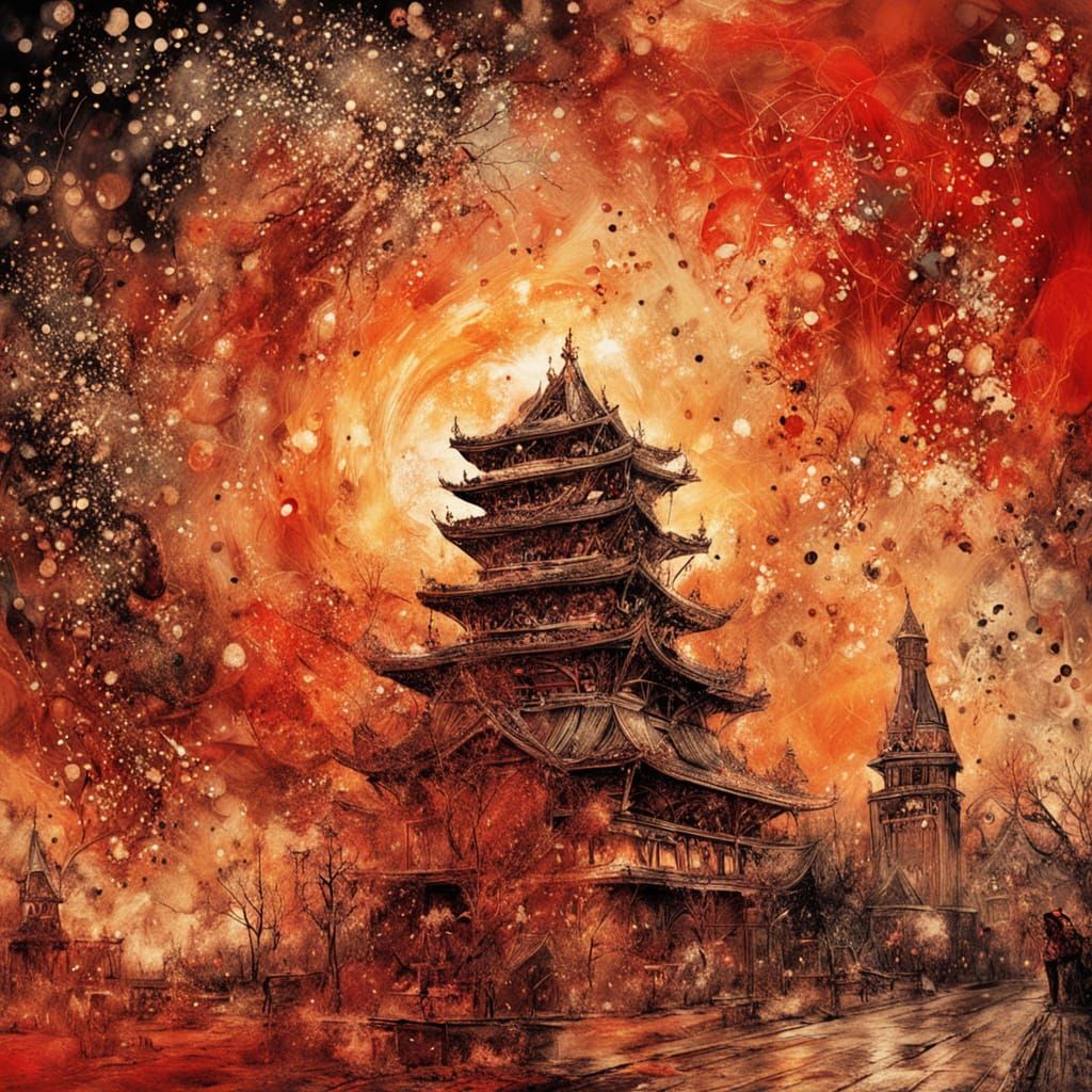 Intricate Clockwork Relic by Arthur Rackham Style