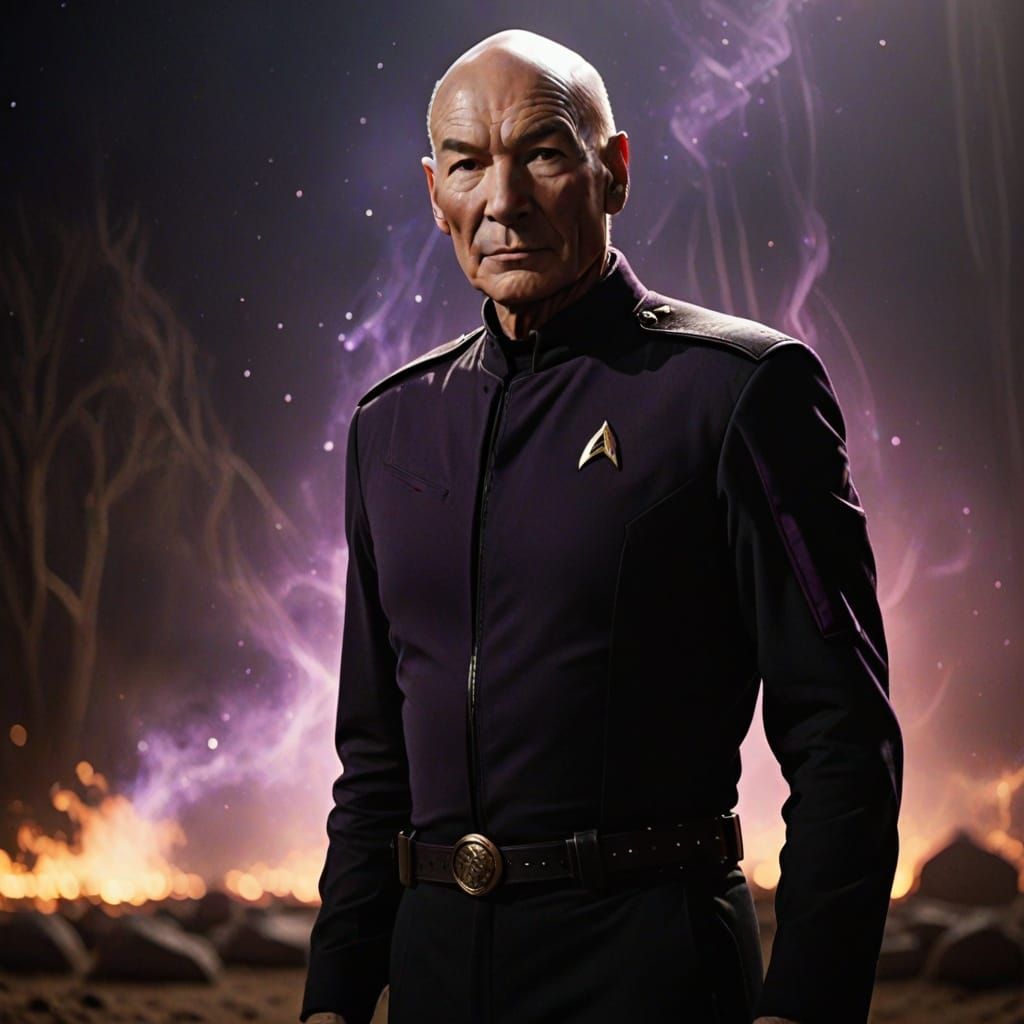 New uniform design for Captain Jean Luc Picard