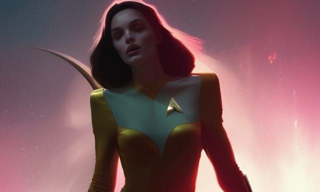 Luma Grothe as Star Trek Character, Detailed Portrait