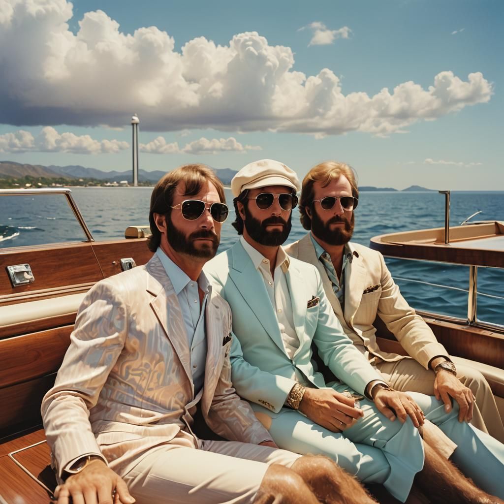 Beach Boys Yacht Rock Album Cover Portrait