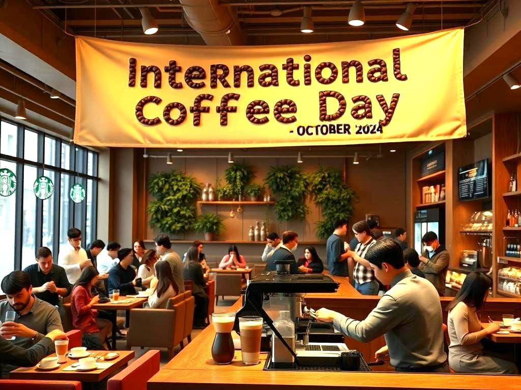 Starbucks Celebrates International Coffee Day in 3D