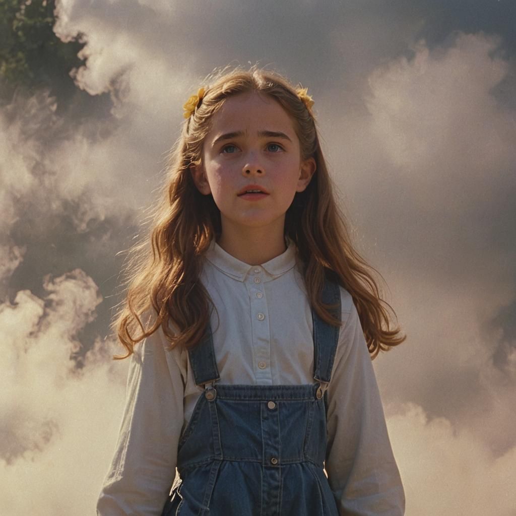 1980s Horror Film Screenshot with Dreamy Vaporwave Effects