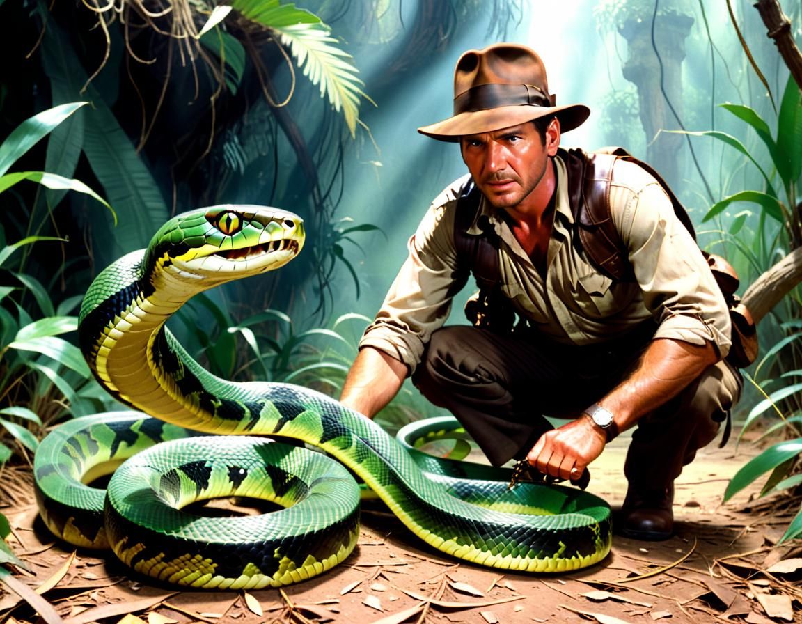 Indiana Jones and a Scene Full of Snakes