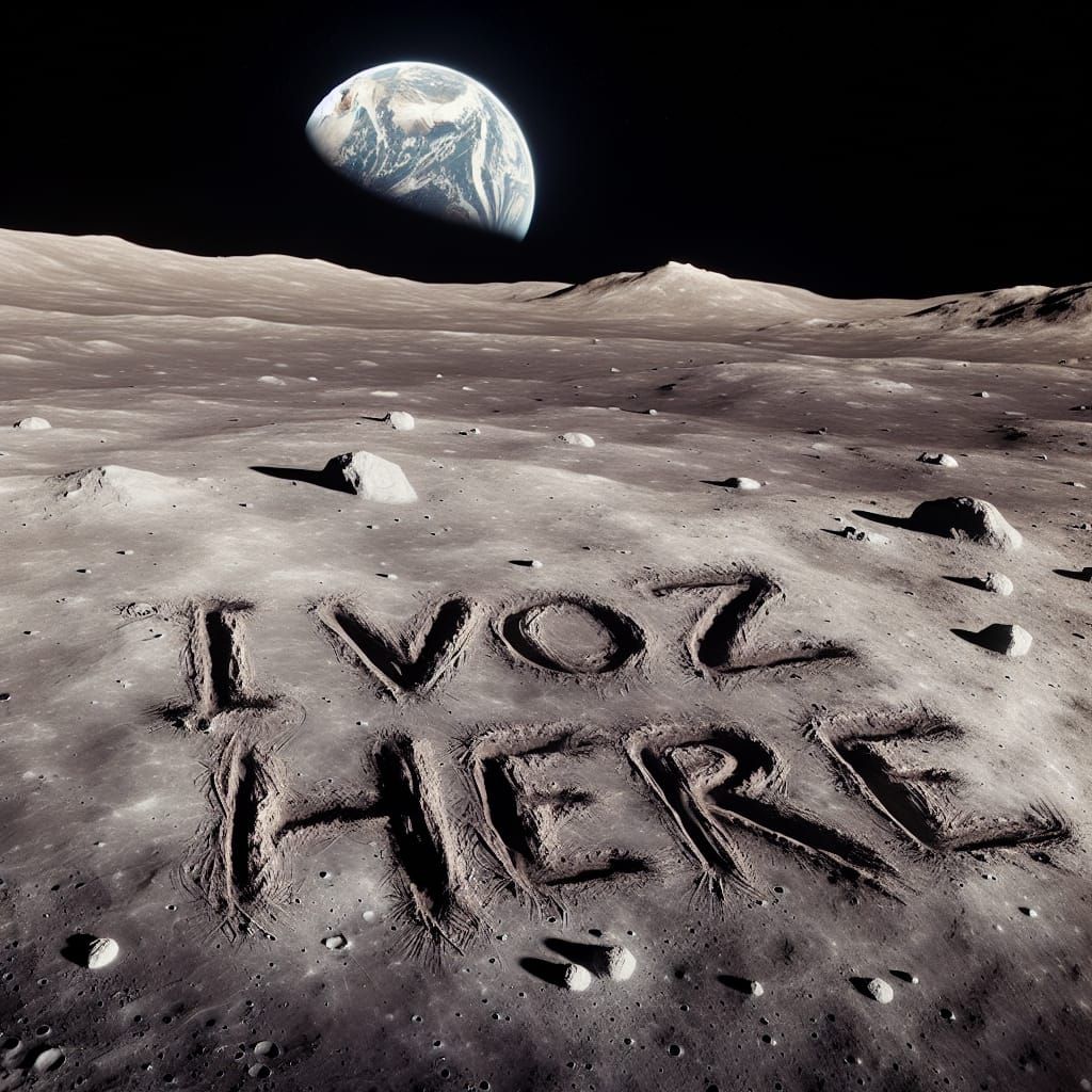 Graffiti on the Moon: 'I Woz Here'