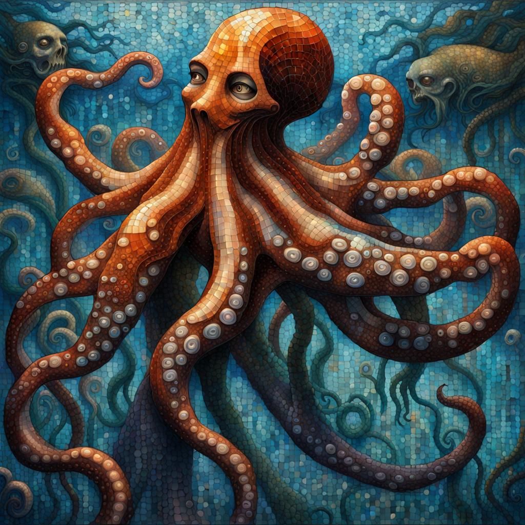 Orange Octopus