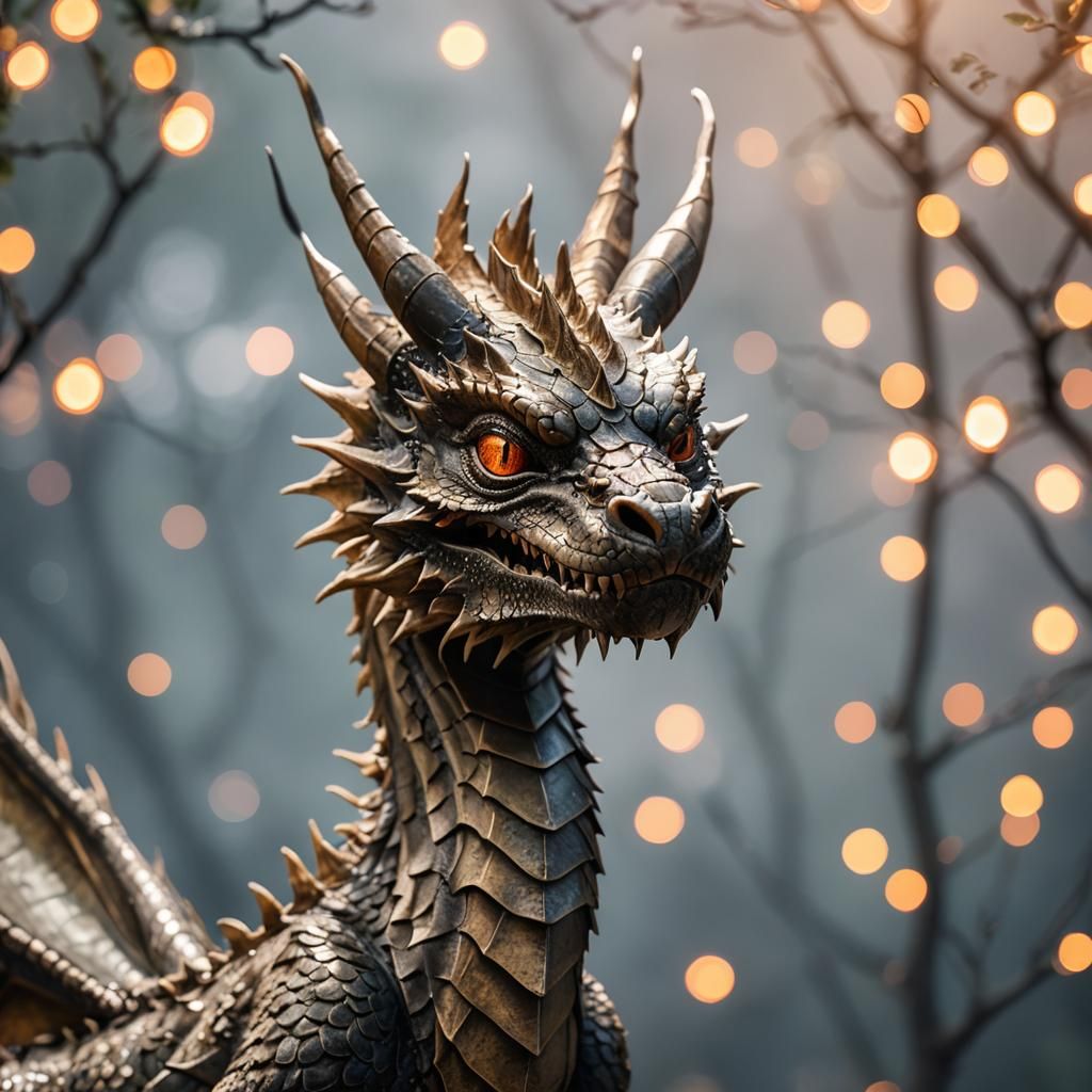 Majestic Dragon Captured with Professional Photography Techn...