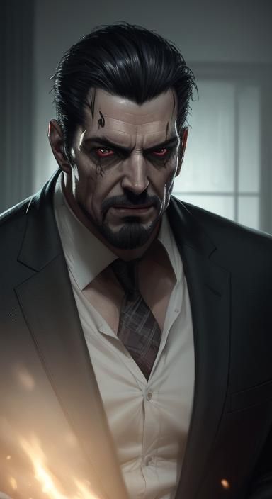 Handsome Man muscle realistic masterpiece