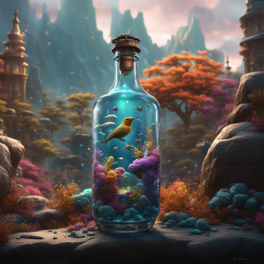 Spirit Imprisoned: Detailed Matte Painting