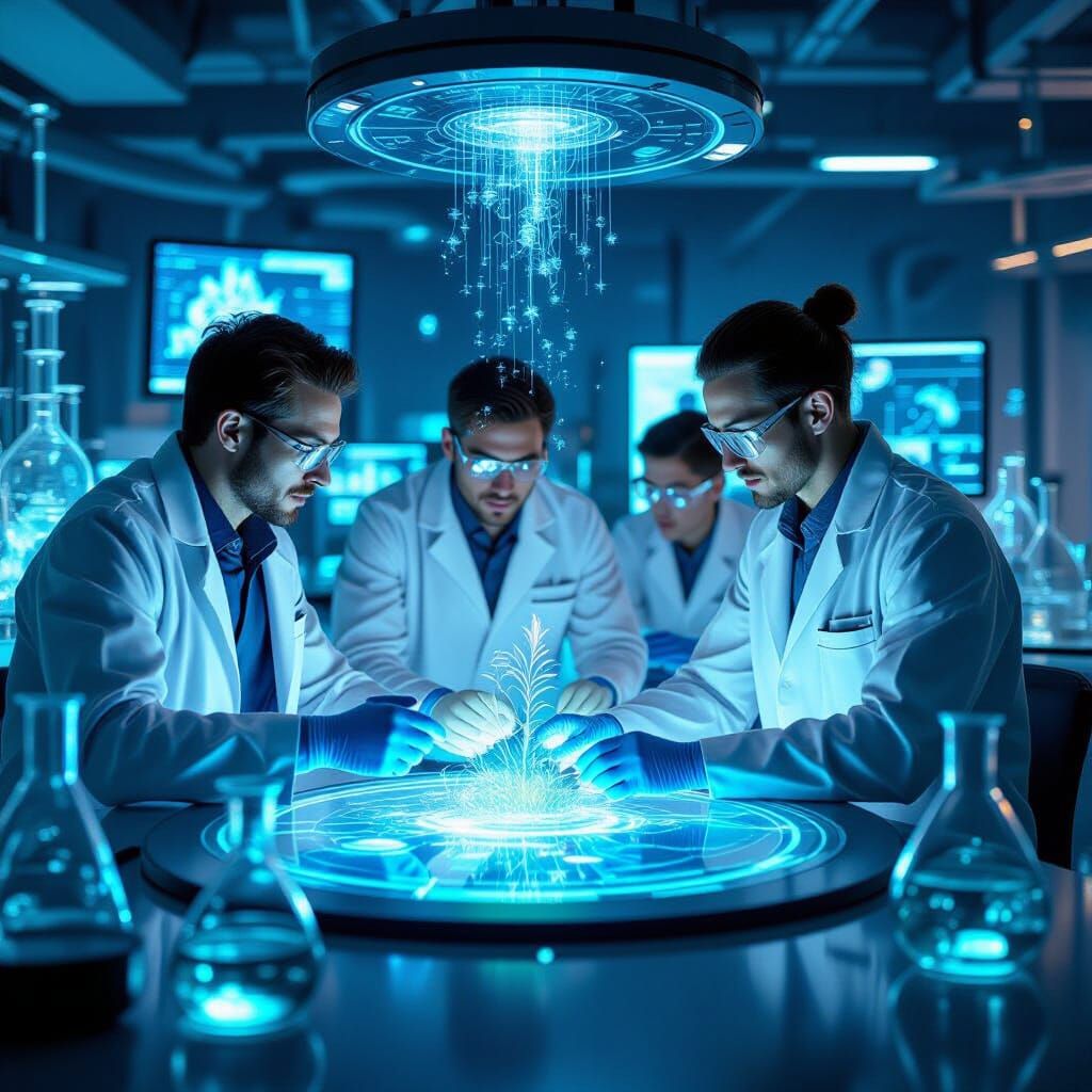 Scientists Study Alien Flora via Hologram