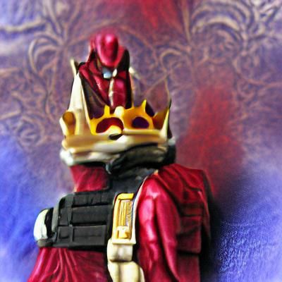 Royal Court Scene with Master Leader