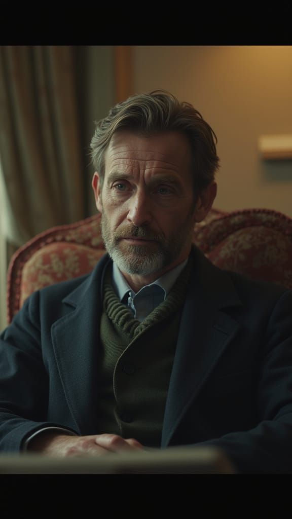 Instagram DM Screen in Cinematic Film Style