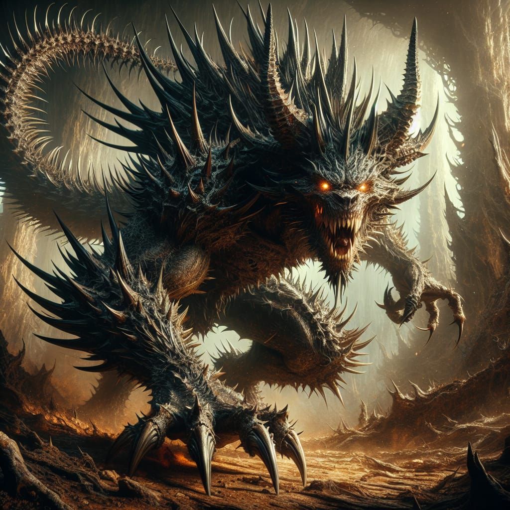 Barbed Devil from Dungeons and Dragons: Epic Fantasy Art