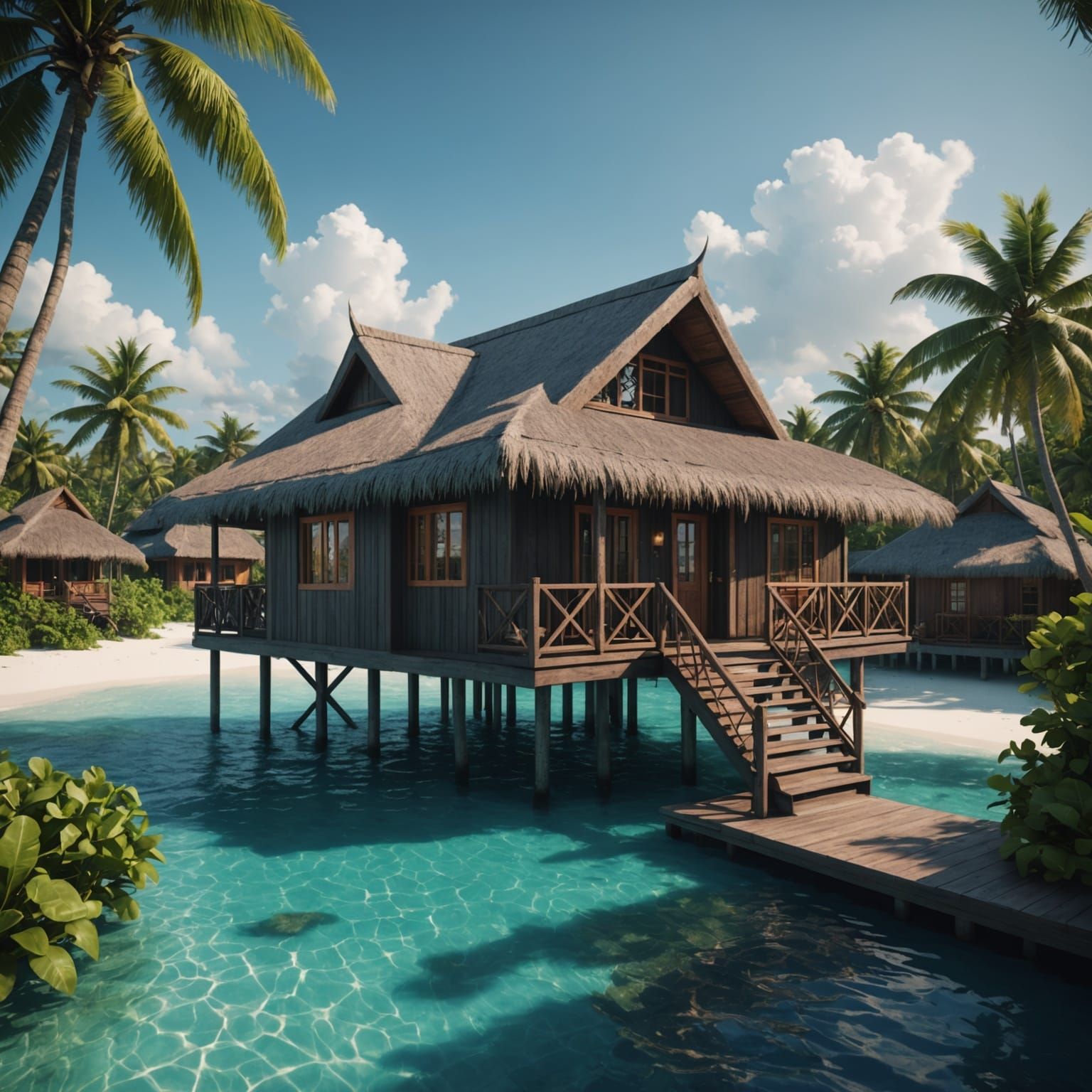 Breathtaking Tropical Paradise Bungalow in the Maldives