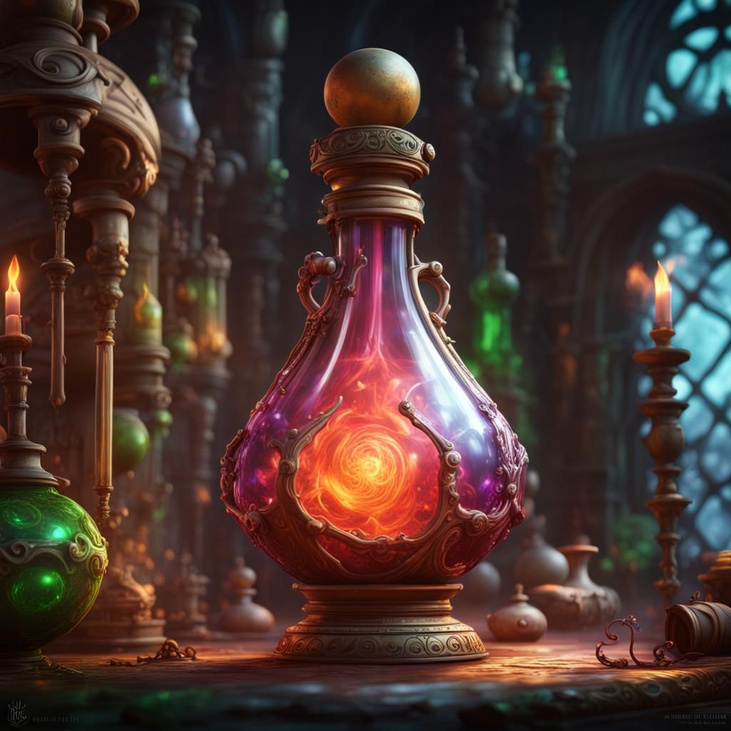 Potion of Poison: Green Energy Magic Item