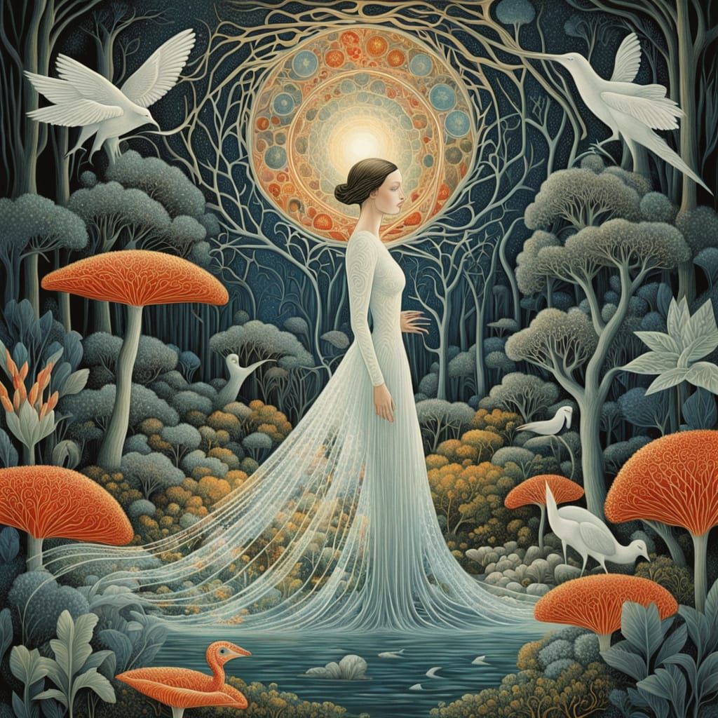 Tesla's Ethereal Dreamscapes: A Whirling, Dazzling Vision of...