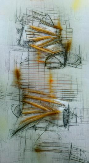 Abstract Pencil Sketch of a Phrase
